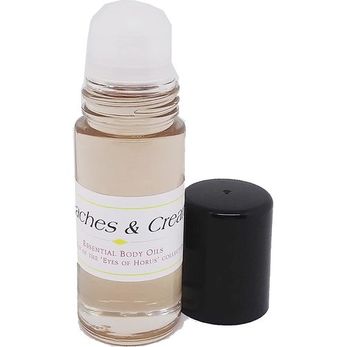 TCEShop Peaches & Cream Scented Body Oil Fragrance [Roll-On - Brown - 1 oz.] - ID#116359