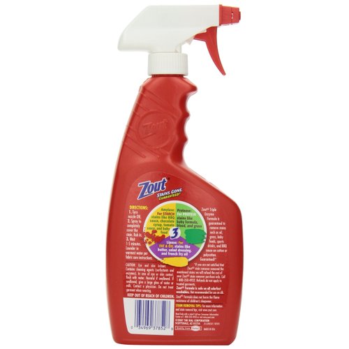 Zout Triple Enzyme Formula Laundry Stain Remover Foam, 22 Fl Oz (Pack of 1)