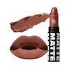 Ruby Kisses Lipstick, Matte Finish, Long-Lasting, Highly Pigmented, Smooth Apply, Full Coverage Lip Color Makeup (Rosy Brown)
