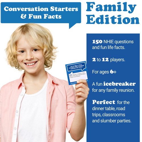 Never Have I Ever Conversation Starters: Family Edition | Funny Card Game for Parties, Get Togethers, Vacations, Game Nights & Gifts | Fun Card Games for Family, Teens and Kids | 150 Cards | Ages 8+