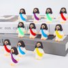 URSKYTOUS 25pcs Mini Jesus Figurine Bulk Little Jesus Figures Toys Tiny Religious Doll to Hide and Seek Christ Religious Party Favors Savior Jesus for Sunday School Craft Easter Eggs Baptism Gift
