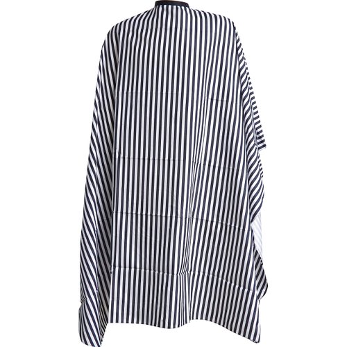 Black & White Striped Professional Cutting Cape
