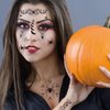 4 Pairs of Halloween Eye Shadow Eyeliner Face Eye Makeup Tattoos Spider Web Skull Bat Temporary Tattoo Stickers Decals for Women Girls Halloween Masquerade Party Decoration.