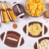Oigco 50 PCS Football Shaped Disposable Paper Plates Football Party Supplies for Football Birthday & Gameday Tailgate Party Decorations, 9.4 x 5.9 Inch
