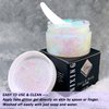 Holographic Body Glitter Gel for Body, Face, Hair, Lip, Nail, Eyeshadow, Color Changing Long Lasting Sparkle Shiny Face Glitter Gel for Festivals and Parties Rave, 50ml (#04)