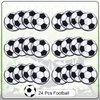Shihanee Sport Party Favor Bags Ball Themed Party Goody Candy Bags Sport Game Treat Bags Baseball Football Basketball Soccer Non Woven Gift Bags Sport Theme Party Supplies (Soccer,24 Pcs)