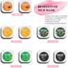 Clay Mask Set 20 Pods, Face Mask Skin Care，Green Tea, Turmeric, Dead Sea Mud, Rose, 24K Gold, Eggplant, Avocado, Mud Mask Deep Pore Cleansing Acne Blackhead Removal, Men & Women Facial Mask .