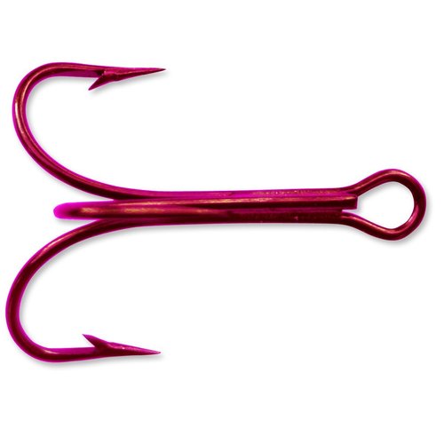 Mustad 3551 Classic Treble Standard Strength Fishing Hooks | Tackle for Fishing Equipment | Comes in Bronz, Nickle, Gold, Blonde Red, [Size 14, Pack of 25]