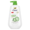 Dove Body Wash with Pump Refreshing Cucumber and Green Tea Refreshes Skin Cleanser That Effectively Washes Away Bacteria While Nourishing Your Skin 30.6 oz
