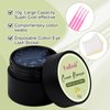 Eyelash Extension Remover 10g Cream Lash Extension Remover Dissolves Powerful Eyelash Glue Remover Low Irritation eyelash remover for lash extensions Lash Glue Remover for Sensitive Skin(Hami Melon)