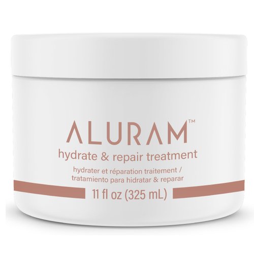 Aluram Hydrate & Repair Hair Treatment, Intense Moisture Infusion, Clean Hydration Boost for All Hair Types,11 Fl Oz