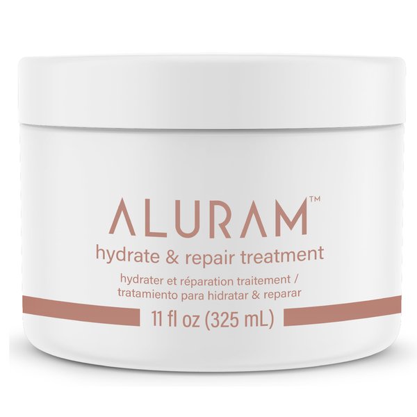 Aluram Hydrate & Repair Hair Treatment, Intense Moisture Infusion, Clean Hydration Boost for All Hair Types,11 Fl Oz