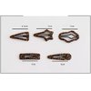 2 Pcs Brown Cheetah Hair Clip Cut Out Geometric Bangs Clips Side Clips Suitable for Women and Girls to Wear in Any Occasion(YD)