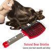KTKUDY Detangling Hair Brush - Boar Bristle & Tangle-Free Design for Kids, Women, and Men - Perfect for Wet and Dry Hair - Smooth, Magical Pain-Free Styling (Red)