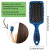 Detangler Hair Brush Blue Spider Web Hairbrush for Kids Boys Girls, Glide Through Tangles with Ease and Massage Scalp, Smooth for All Hair Types (Wet Dry Thin Long Curly Hair)