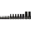 NEIKO 01141B Allen-Bit Socket Set, Metric Socket Set, 2.5 mm to 19 mm, 1/4-Inch, 3/8-Inch, and 1/2-Inch Drive, CrMo Steel, Impact-Grade, 14-Piece Set