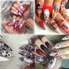 XIELIME 24 Sheets Halloween Nail Stickers Day of The Dead Water Transfer Nail Decals Skull Ghost Eye Hulk Clown Witch DIY Nail Art Stickers Halloween Party Supply Fingernails Toenails Decoration