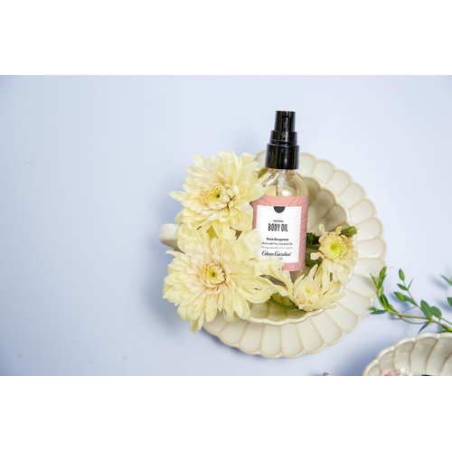 Edens Garden Rose Bergamot Bath & Body Oil – Tranquil Blend with Pure Essential Oils & Vitamin E for Healthy-Looking Skin, Face & Body Moisturizing – After Shower Floral Scented Oil, 2 fl oz (59 ml)