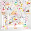 30 Pieces Candy Hanging Swirls Decorations, Candyland Birthday Party Decor for Girls Kids Lollipop Party Donut Party Ice Cream Party Sweet Theme Baby Shower Supplies