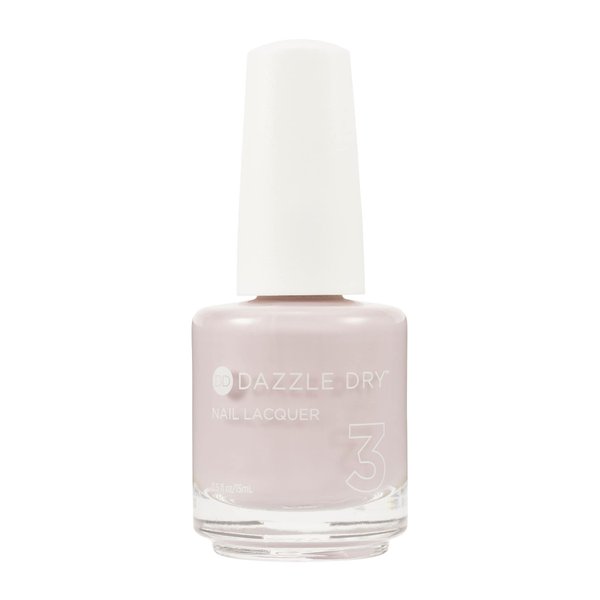 Dazzle Dry Nail Lacquer (Step 3) - Heartbreaker - A cool dove grey with gray/purple undertones. Full coverage cream. (0.5 fl oz)