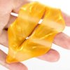 24K Golden Crystal Lip Masks 30 Pieces Hydrating Lip Plumper Mask Collagen Nourishing Lip Care Gel Pads Remove Dead Skin Anti Chapped & Anti-Aging Lip Patches
