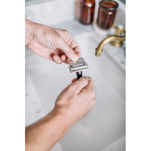 30 Feather FHS-10 Japanese Steel Razor Blades - Refill for OneBlade Core, Hybrid, & Genesis Razors - Single Blade Razor