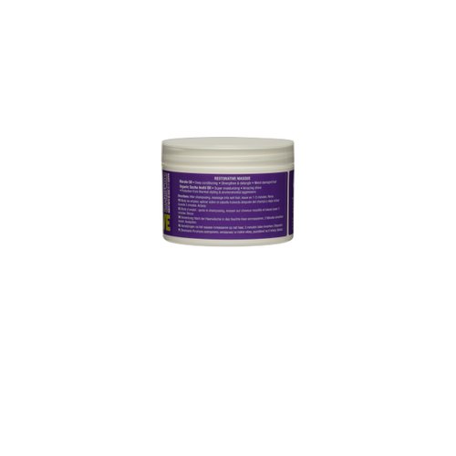Sashapure Restorative Hair Mask with Sacha Inchi Oil, Deeply Conditions and Prepares Hair for Heat Styling, Helps Restore Hair's Strength and Elasticity with Marula Oil 8 Oz