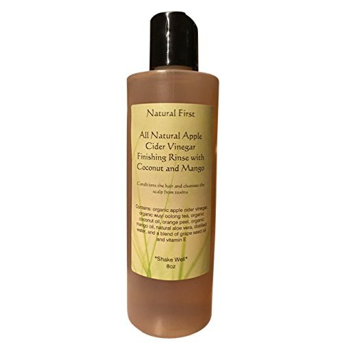 Natural First Organic Apple Cider Vinegar Finishing and Conditioning Rinse w/Coconut and Mango