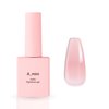 A_muse A_mini Basic Signature Gel Coloring Over Syrup Gradation Gel Nail Polish 10ml Nude Pink Neutral Sheer Skin Tone Milky Translucent Nail UV Light Cure Gel Polish for Nail Art
