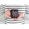 Makeup Is My Art with Eyeshadow Palette, Makeup Artist or Lovers, Cosmetologists & Beauticians, Black 11oz Ceramic Mug