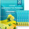 OZENKE Electrolytes Powder Packets,30 Sticks Hydration Packets Sugar Free, Electrolyte Drink Mix Portable Electrolyte Packets for Rapid Hydration, 0 Sugar & 0 Calorie, Lemonade Flavor