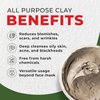 Mayan Magic Mud Powerful Deep Pore Cleansing Sodium Bentonite Clay - Natural Face Mask Peel For Men And Women - USA Made Full Facial Skin Care - Spa Level Beauty Products That Cleanse Skin - 16 Oz