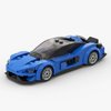 Blue Sports Car MOC Building Blocks,Speed Champions Cars Toy Building Sets,City Vehicle DIY Building Bricks for Kids and Adults-167 PCS