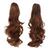 yuehong double ponytail clip wig wavy anime wigs for woman medium length heat resistant