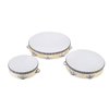 Tambourine for adults 10 inch Hand Held Drum Bell Birch Metal Jingles Percussion Gift Musical Educational Instrument for Church KTV Party (10 inch)