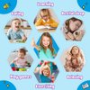 Kids Magnesium Glycinate Liquid Drops with Omega-3, Ashwagandha, Vitamin B6, D3, K2, Calcium & Chamomile - Magnesium Drops for Kids Sleep, Calm, Focus, Brain & Mood - Grape Flavor
