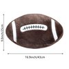 CHORONMO Football Throw Pillow Fluffy Sport Stuffed Football Pillow Soft Durable Sports Toy Gift for Kids Room Decor Winter Style