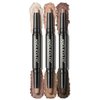 Anglicolor Eye Shadow Sticks,Pearlescent Matte Dual Color Cream Eyeshadow Stick,Shimmer Highlighter Long Lasting Waterproof,Highly Pigmented Color (3PC 01+02+03)