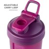 BlenderBottle Shaker Bottle with Pill Organizer and Storage for Protein Powder, Classic V2 ProStak System, 22-Ounce, Pink