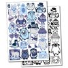Yetis and Winter Animals Temporary Tattoo Water Resistant Fake Body Art Set Collection - Color (One Sheet)