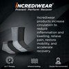 Incrediwear Circulation Socks – Women’s and Men’s Crew Socks (Grey, Small)