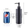 TUTEW Soap Dispenser, Full Stainless Steel Soap Dispenser, Matte Black Dish Soap Dispenser for Kitchen, Bathroom Hand Soap Dispenser, Black Kitchen Soap Dispenser
