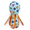 The Worthy Dog Otis Octopus Durable Chew-Resistant Squeaky Dog Toy - Soft and Safe for Indoor Play, Tough Enough for Outdoor Fun - Blue Small