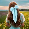 YKYUASD 10 Pcs Big Bows Hair Clips Hair Bows with Long Tails for Women Girl,Hair Ribbons Oversized Hair Accessories