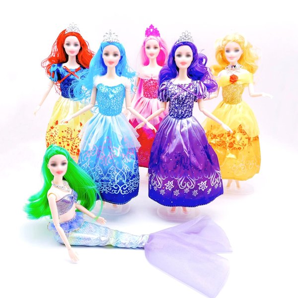 52 Pcs Doll Clothes and Accessories, 11.5 Inch Doll Outfit Collection Including Princess Dresses Dressest Bags Shoes Accessories Doll Dress Up Toys for Girls Birthday Gifts