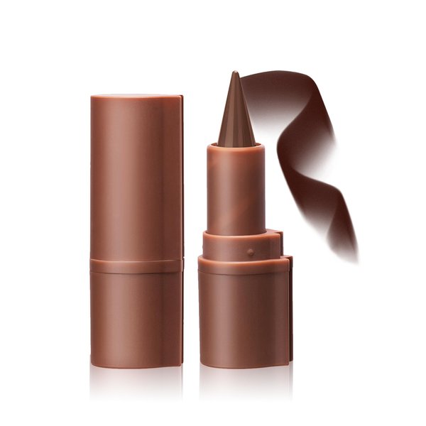 2 in 1 Lip Liner Lipstick,Coffee Nude Brown Lip Liner Lip Gloss,Velvet Matte Sharpened Head Lip Tint Stain,Long Lasting Waterproof,Highly Pigmented Non-sticky Tinted Lip Balm,Lip Makeup for Women-06