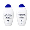 Shower to Shower Absorbent Body Powder, Sport, 13-Ounce Bottles (Pack of 2)
