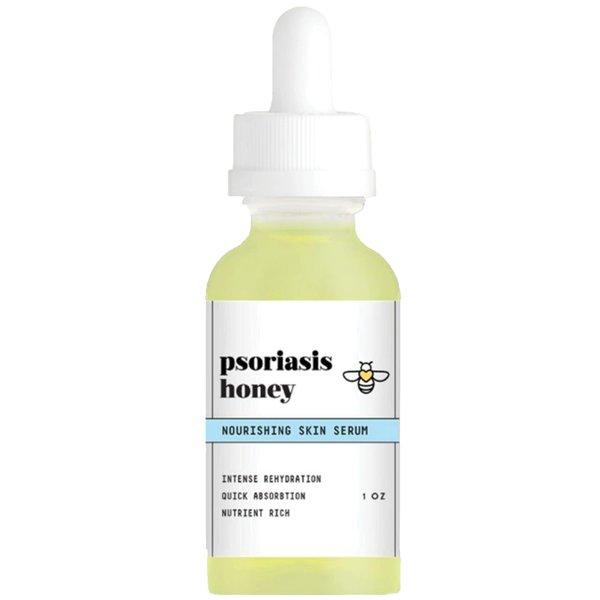 Psoriasis Honey Nourishing Scalp & Skin Serum - Dry Oil for Skin - Full Body Non Comedogenic Moisturizer - Daily Dry Scalp Oil - Body Oil Helps Psoriasis, Eczema, & More (1 Oz)
