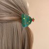 Christmas Tree Hair Claw Clips, Christmas Hair Clips Cute Tree Hair Grip Clips Strong Hold Cartoon Acrylic Jaw Claw Clips Christmas Claw Clips Nonslip Hair Barrettes Festive Hair Decoration for Women
