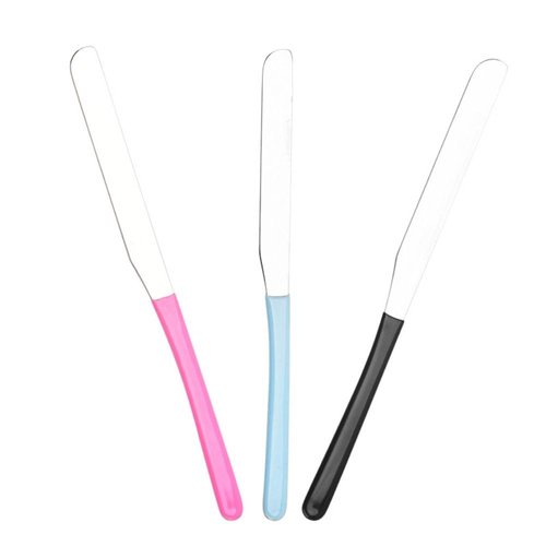 zaoalife 5PCS Stainless Steel Makeup Spatula, Makeup Mixing Rods, Foundation Liquid Foundation Mixer, Cosmetic Mixing Tool for Foundation Eye Shadow Cream, Stainless Steel Toning Sticks